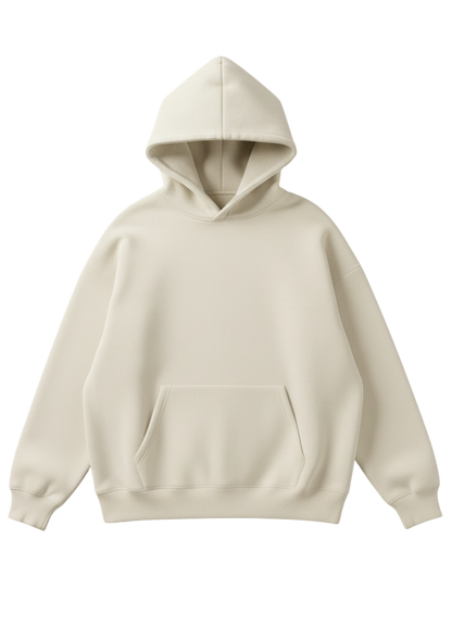 Üç iplik şardonlu kapüşonlu kutu kesim sweatshirt // anlamı açıklamada