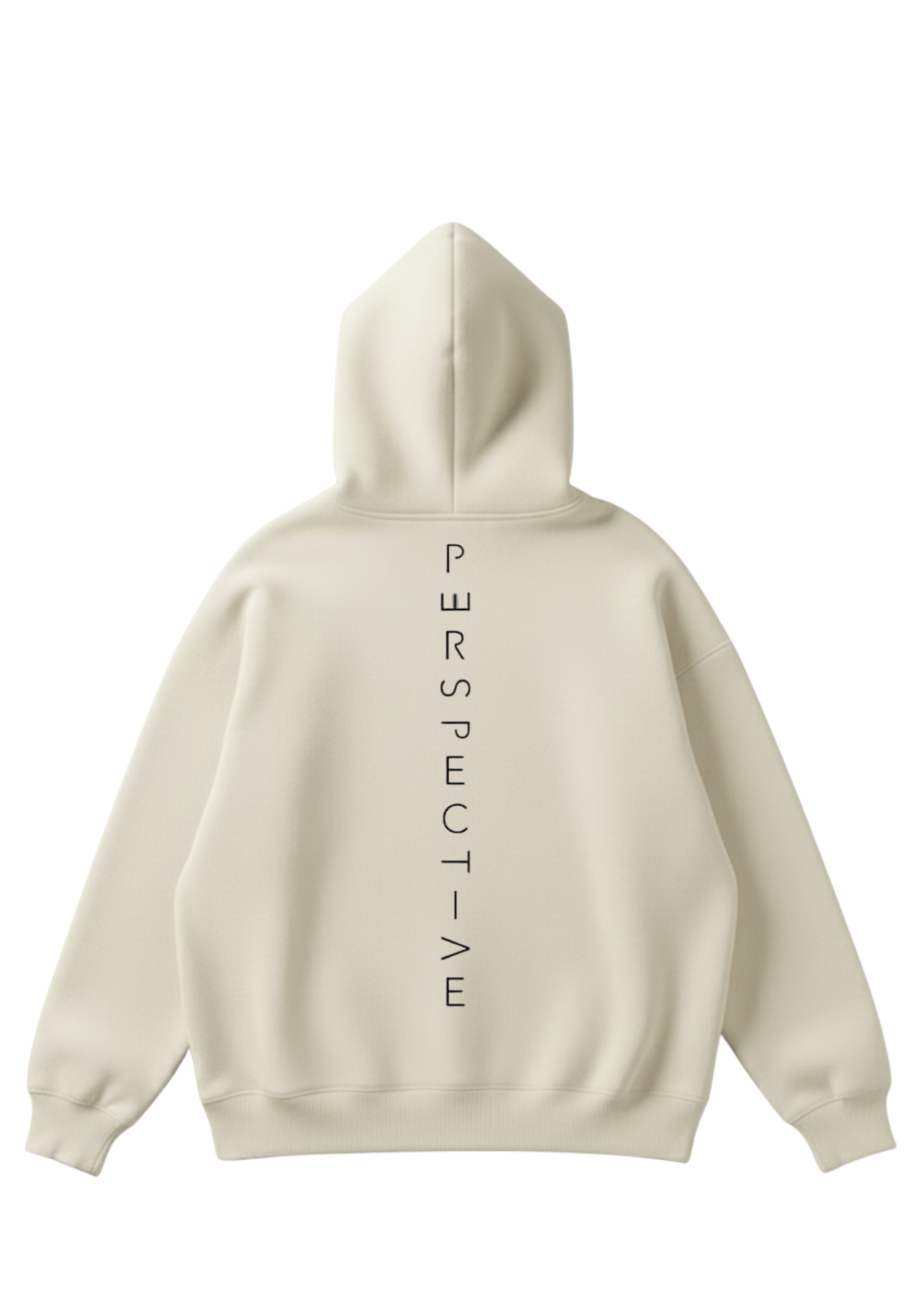 Üç iplik şardonlu kapüşonlu kutu kesim sweatshirt