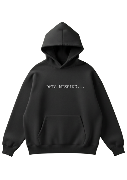 Üç iplik şardonlu kapüşonlu kutu kesim sweatshirt