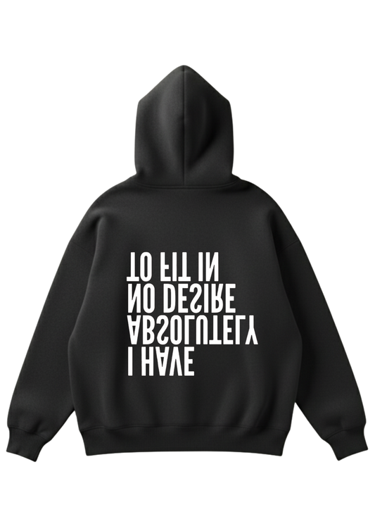 SECOND SKIN HOODED SWEATSHIRT //