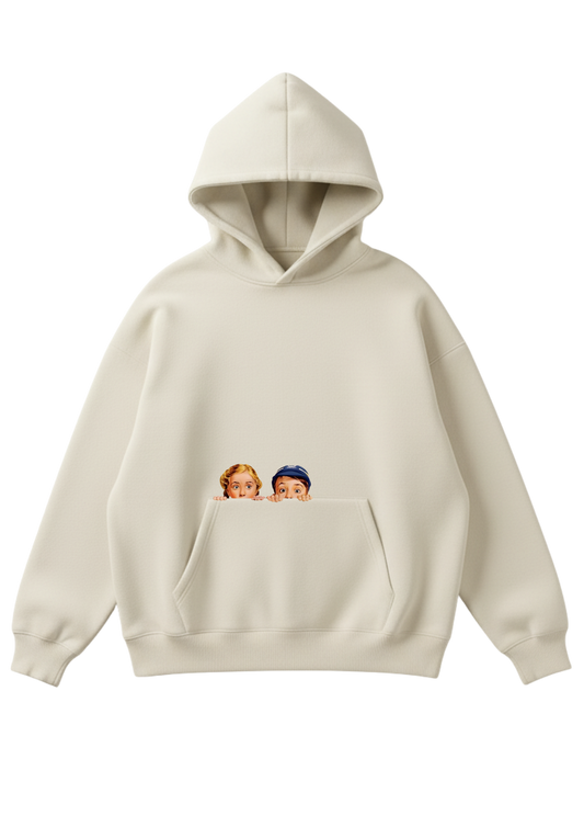 RETRO HYPE UNISEX HOODED SWEATSHIRT // çocuklar